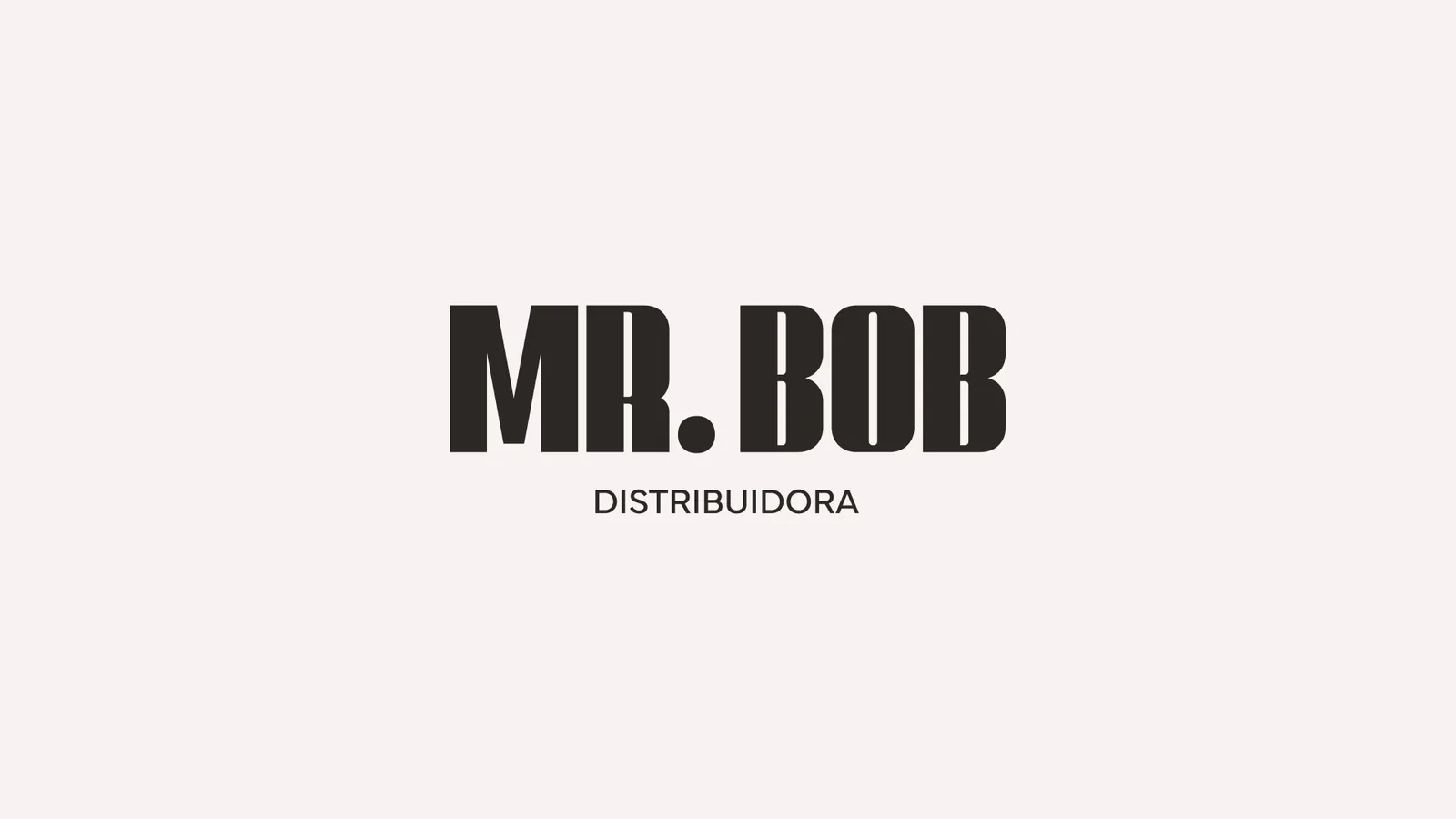 Logo tipográfico em fundo claro
